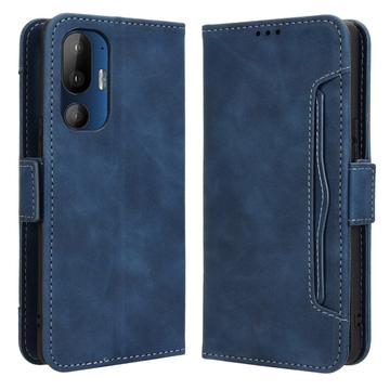 HTC U24 Pro Cardholder Series Pouzdro na Peněženku - Modrý