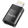 Adaptér HOCO UA17 Lightning/USB -C - USB 2.0, 5V/2A (Otevřená krabice - Vynikající) - Černá