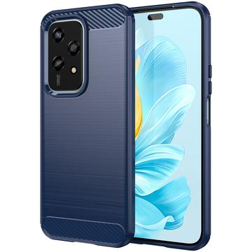 Honor 200 Lite Pouzdro z Kartáčovaného TPU - Uhlíkové Vlákno