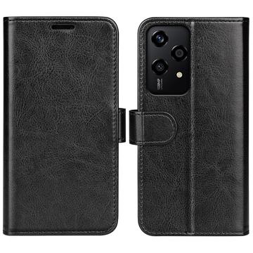 Honor 200 Lite Wallet Case with Magnetic Closure - Black