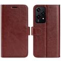 Honor 200 Lite Wallet Case with Magnetic Closure - Brown