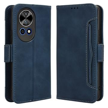 Huawei Nova 12 Cardholder Series Pouzdro na Peněženku - Modrý