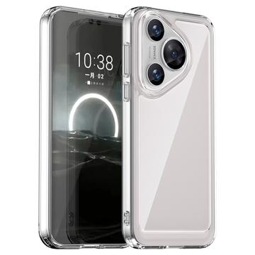 Huawei Pura 70 Pro/70 Pro+ Odolné Proti Poškrábání Hybridní Pouzdro - Průhledný