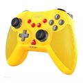 Bezdrátový herní ovladač IPEGA PG-SW020 Bluetooth Gamepad se šestiosým duálním motorem a vibracemi pro Nintendo Switch/PS3/Android/PC - žlutý