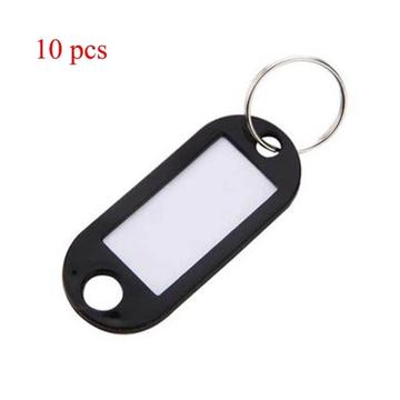 Key Signs / Keychain Labels - 10 Pcs. - Black