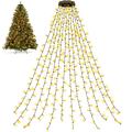 LED Light Chain for Christmas Tree with Ring - 200 LED, EU Plug, 1.5m - Warm White