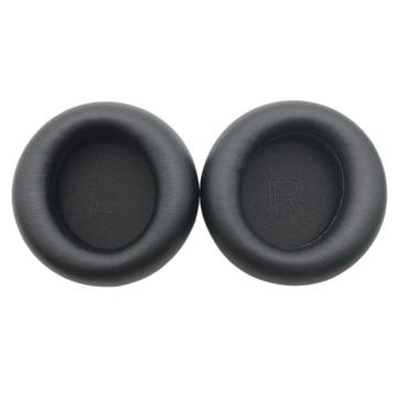 Leather Memory Foam Earpads for Dell Alienware AW920H Headphones - Replacement Cushions - Black