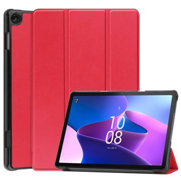 Pouzdro Smart Folio pro Lenovo Tab M10 Gen 3 řady Tri-Fold – Červené