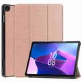 Pouzdro Smart Folio pro Lenovo Tab M10 Gen 3 řady Tri-Fold – Růžové zlato