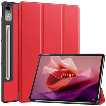 Pouzdro Smart Folio pro Lenovo Tab P12 řady Tri-Fold – Červené