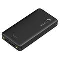 Lippa 20000mAh Power Bank w. 2x USB-A Ports - Black