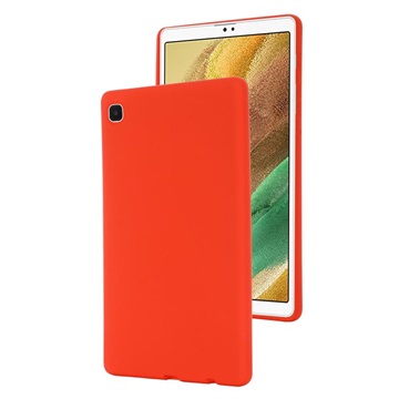 Samsung Galaxy Tab A7 Lite Liquid Silicone Case - červená