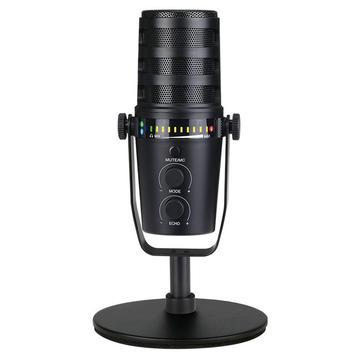 MV7 Real-Time Monitoring Cardioid Dynamic Microphone with Desktop Bracket for Live Broadcast