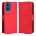 Motorola Moto G24 Power/G04/E14 Cardholder Series Pouzdro na Peněženku - Červené