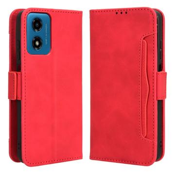 Motorola Moto G24 Power/G04/E14 Cardholder Series Pouzdro na Peněženku - Červené