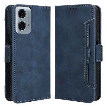 Motorola Moto G34 Cardholder Series Pouzdro na Peněženku - Modrý