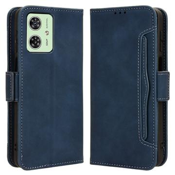 Motorola Moto G54 Cardholder Series Pouzdro na Peněženku - Modrý