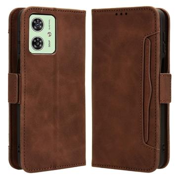 Motorola Moto G54 Cardholder Series Pouzdro na Peněženku - Hnědý