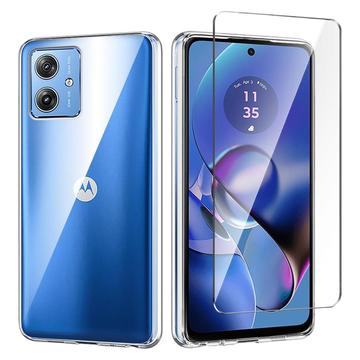 Motorola Moto G64 Saii 2-in-1 TPU Case & Tempered Glass Screen Protector