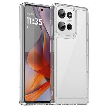 Motorola Moto G75 Anti-Shock Hybridní Pouzdro - Průhledný