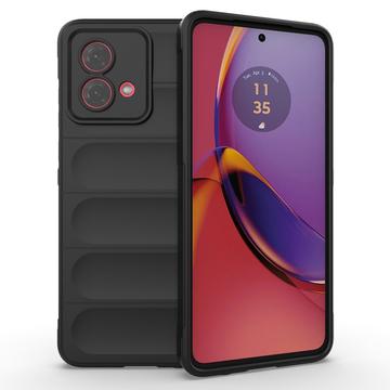 Rugged Řady Motorola Moto G84 TPU Pouzdro - Černé