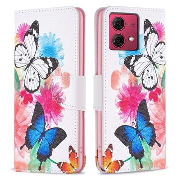 Motorola Moto G84 Wonder Series Wallet Case - Butterflies