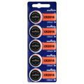 Murata Mini CR2016 Coin Cell Battery 3V - 5 Pcs.