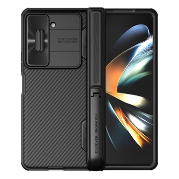 Hybridní pouzdro Samsung Galaxy Z Fold5 Nillkin CamShield Fold se stojánkem – Černé