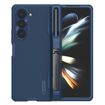 Nillkin Super Frosted Shield Fold Samsung Galaxy Z Fold5 Pouzdro - Modrý