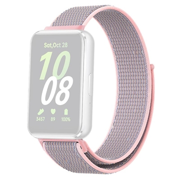 Samsung Galaxy Fit3 Nylon Strap with Velcro Closure - Pink