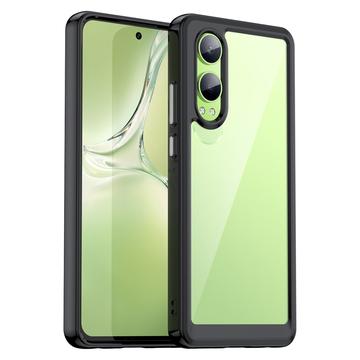 OnePlus Nord CE4 Lite, Oppo K12x Anti-Shock Hybridní Pouzdro - Černá