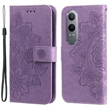 OnePlus Nord CE4 Lite/Oppo K12x Série Mandala Peněženka - Nachový