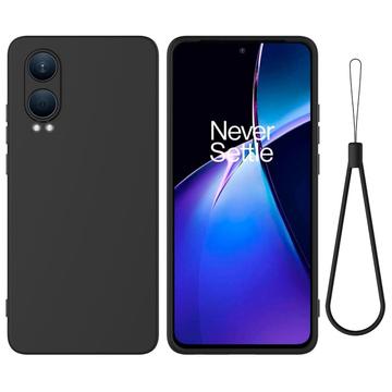 Tekuté silikonové pouzdro na OnePlus Nord CE4 Lite/Oppo K12x - Černé