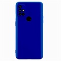 OnePlus Nord N10 5g pogumované plastové pouzdro - modrá