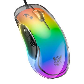 Onikuma CW925 RGB Wired Gaming Mouse - Black