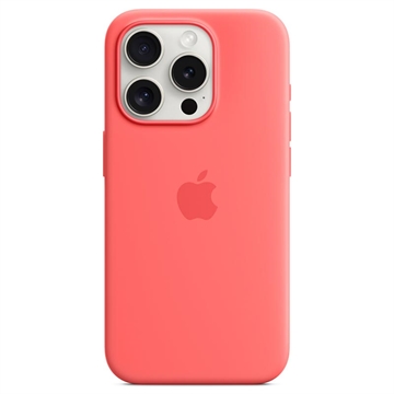 iPhone 15 Pro Apple Silicone Case with MagSafe MT1G3ZM/A - Guava