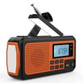 Outdoor Solar Powered Emergency Radio w. Hand Crank SY373 - 4000mAh