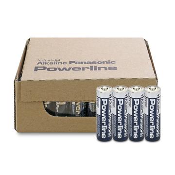 Panasonic Industrial Powerline LR6/AA Alkaline Batteries - Bulk - 48 Pcs.