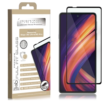 Porcemická prémiová plně fit Motorola Edge 30 Pro Screen Protector - Black