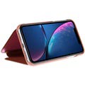 Luxusní série Zrcadlové zobrazení iPhone XR Flip Case