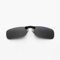 Polarized Clip-On Sunglasses - Black