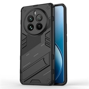 Realme 12 Pro/12 Pro+ Armor Series Hybridní Pouzdro se Stojánkem - Černé