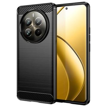 Realme 12 Pro/12 Pro+ Pouzdro z Kartáčovaného TPU