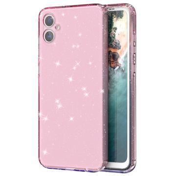 Stylish Glitter Série Samsung Galaxy A05 TPU Pouzdro