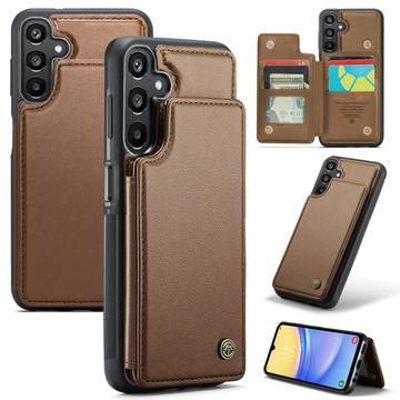 Samsung Galaxy A15 Caseme C22 Case RFID Card Wallet - Brown