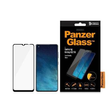 Samsung Galaxy A22 5G PanzerGlass Case Friendly Ochranné Tvrzené Sklo - Černá Hrana