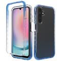 Hybridní Pouzdro Samsung Galaxy A25 Gradient Series - Modrý / Průhledná