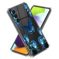 Samsung Galaxy A25 Stylové Pouzdro Ultra-Slim TPU - Motýl a Květiny