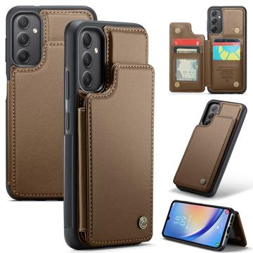 Samsung Galaxy A34 5G Caseme C22 Case RFID Card Wallet - Brown