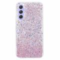 Samsung Galaxy A34 5G Glitter Flakes TPU Case - Pink